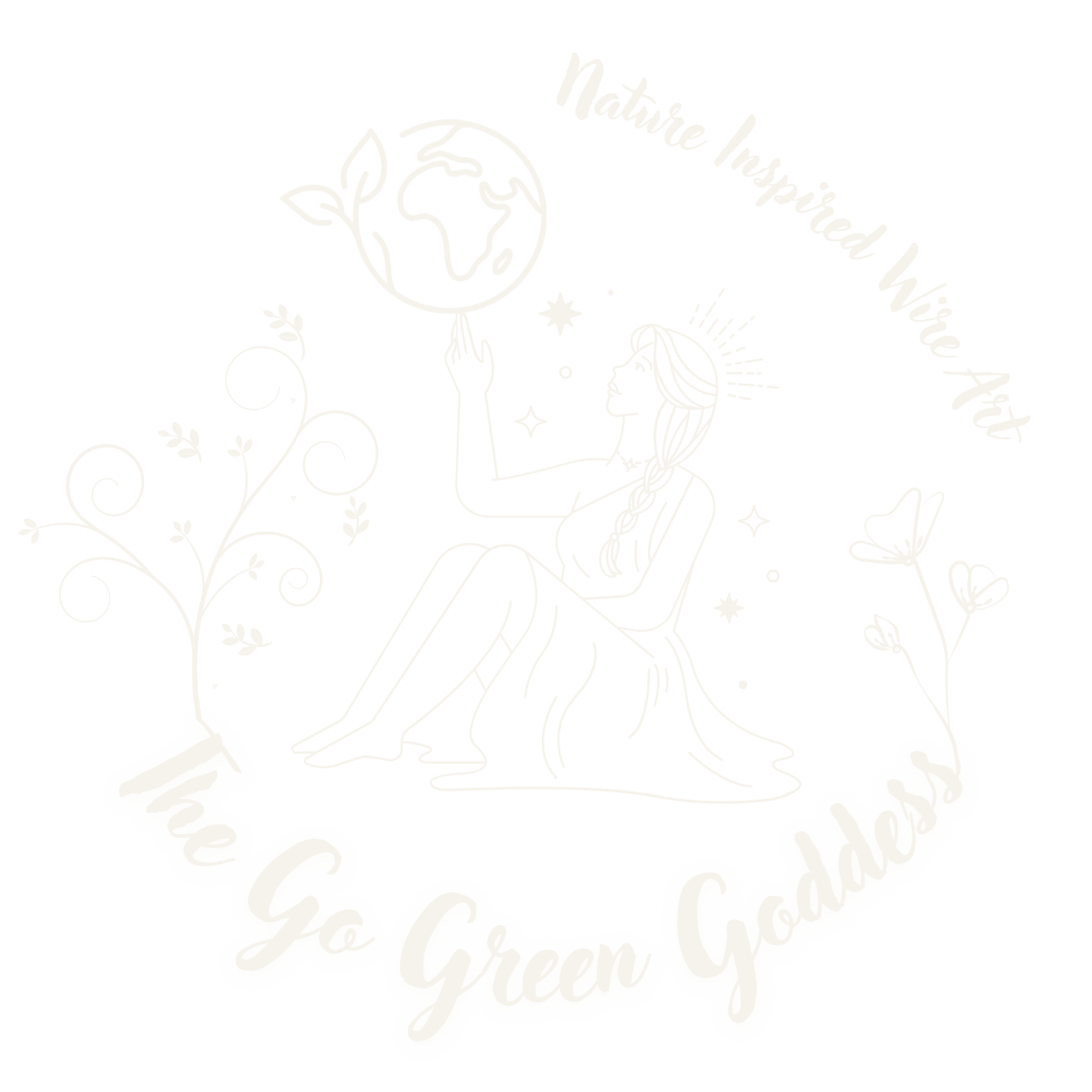 The Go Green Goddess logo